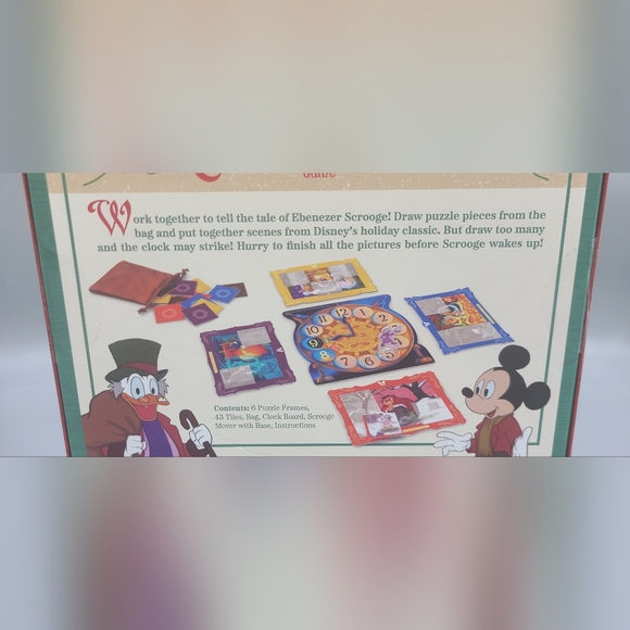 🎁 Disney Mickey's Christmas Carol Holiday Game by Funko 2-4 players ages 4+ NEW - Picture 6 of 9